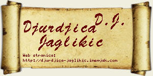 Đurđica Jaglikić vizit kartica